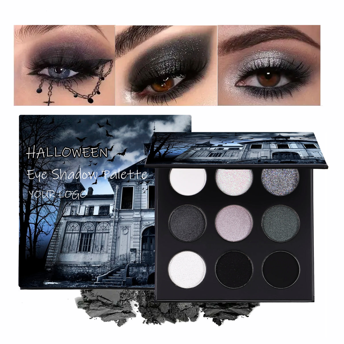 Makeup Halloween 9 colleur spécial saison