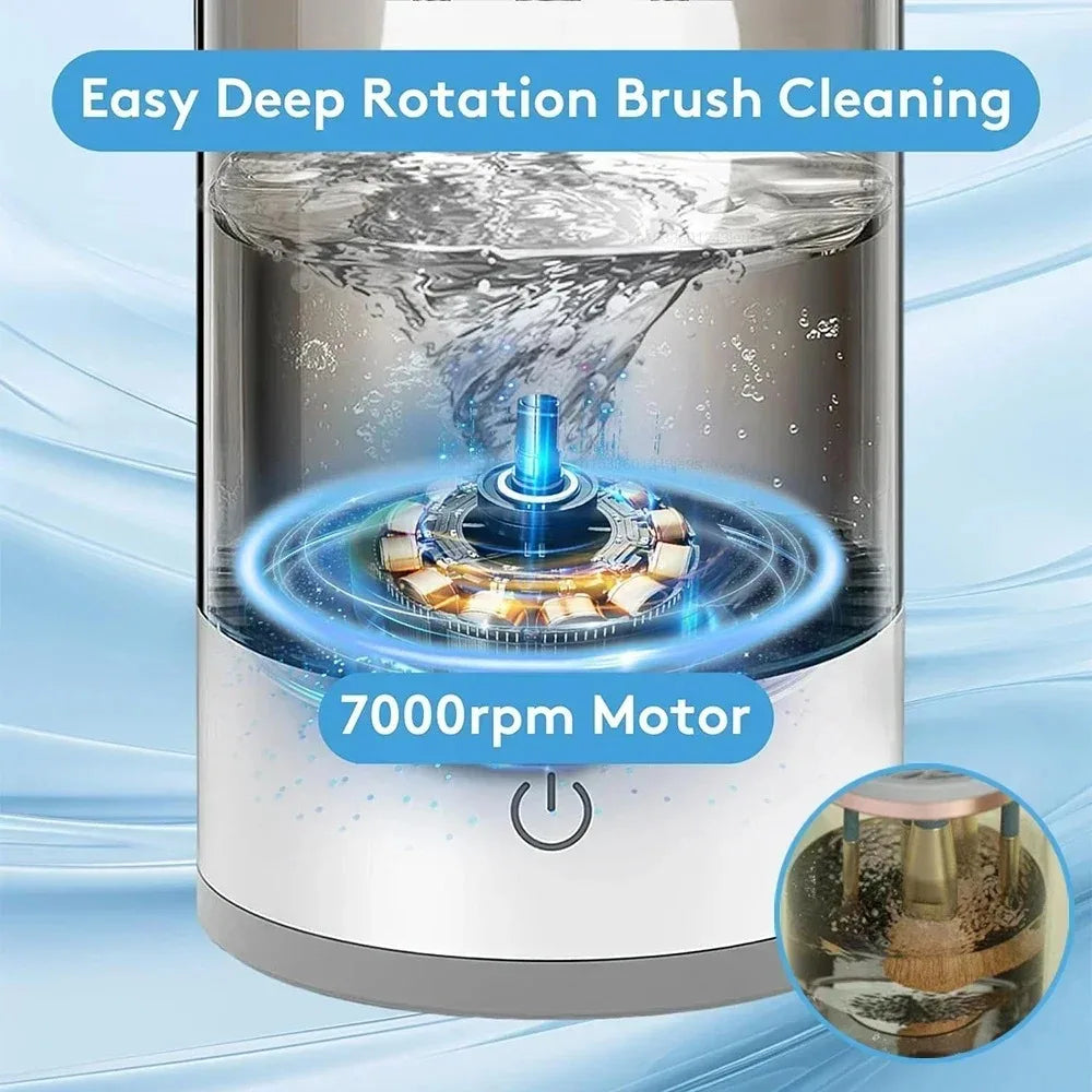 New Electric Automatic Rotating Makeup Brush Cleaner Cosmetic Brush Washing Machine