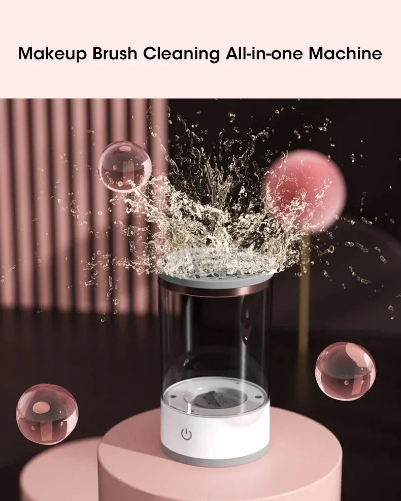 New Electric Automatic Rotating Makeup Brush Cleaner Cosmetic Brush Washing Machine