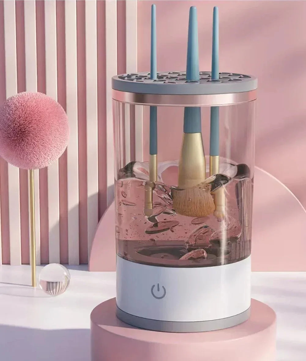 New Electric Automatic Rotating Makeup Brush Cleaner Cosmetic Brush Washing Machine