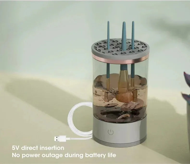 New Electric Automatic Rotating Makeup Brush Cleaner Cosmetic Brush Washing Machine