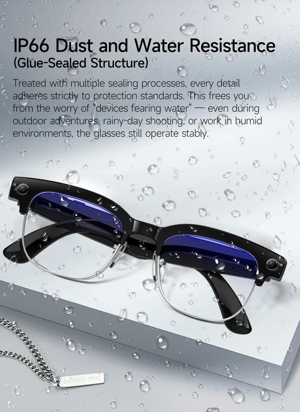AI Smart Glasses To Take Photos Videos 800W HD Camera Intelligent Translation Photo-taking And Object Recognition Smart Glasses