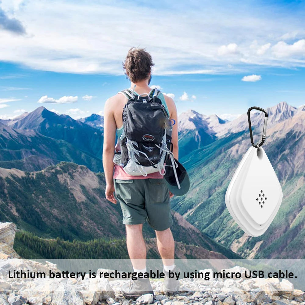 Electronic Mosquito Repeller Ultrasonic Pest Repeller for Child Pet Portable Pest Insect Fly Mouse Summer Camping Hiking Kitchen