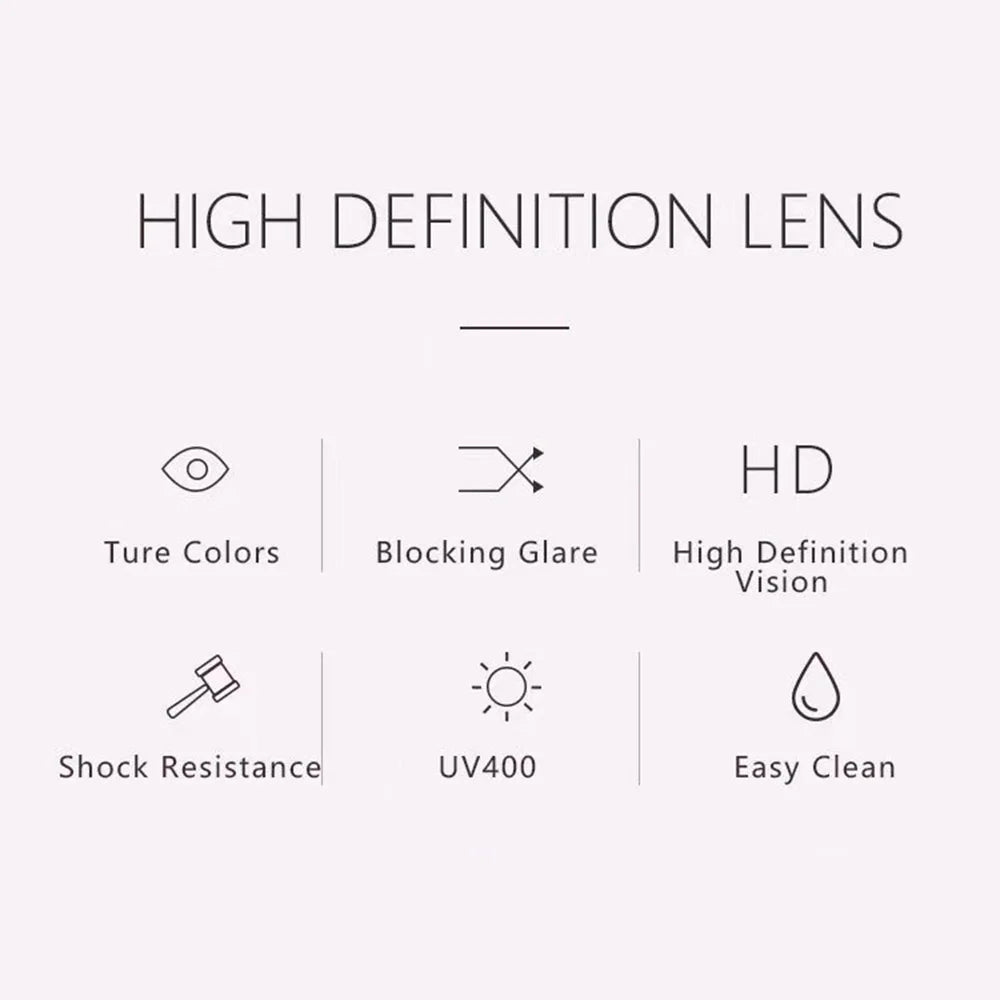 Classic White Gradient Square Sunglasses Women Fashion Retro Night Vision Drivers Goggle Men Big Frame Travel Cycling Eyewear