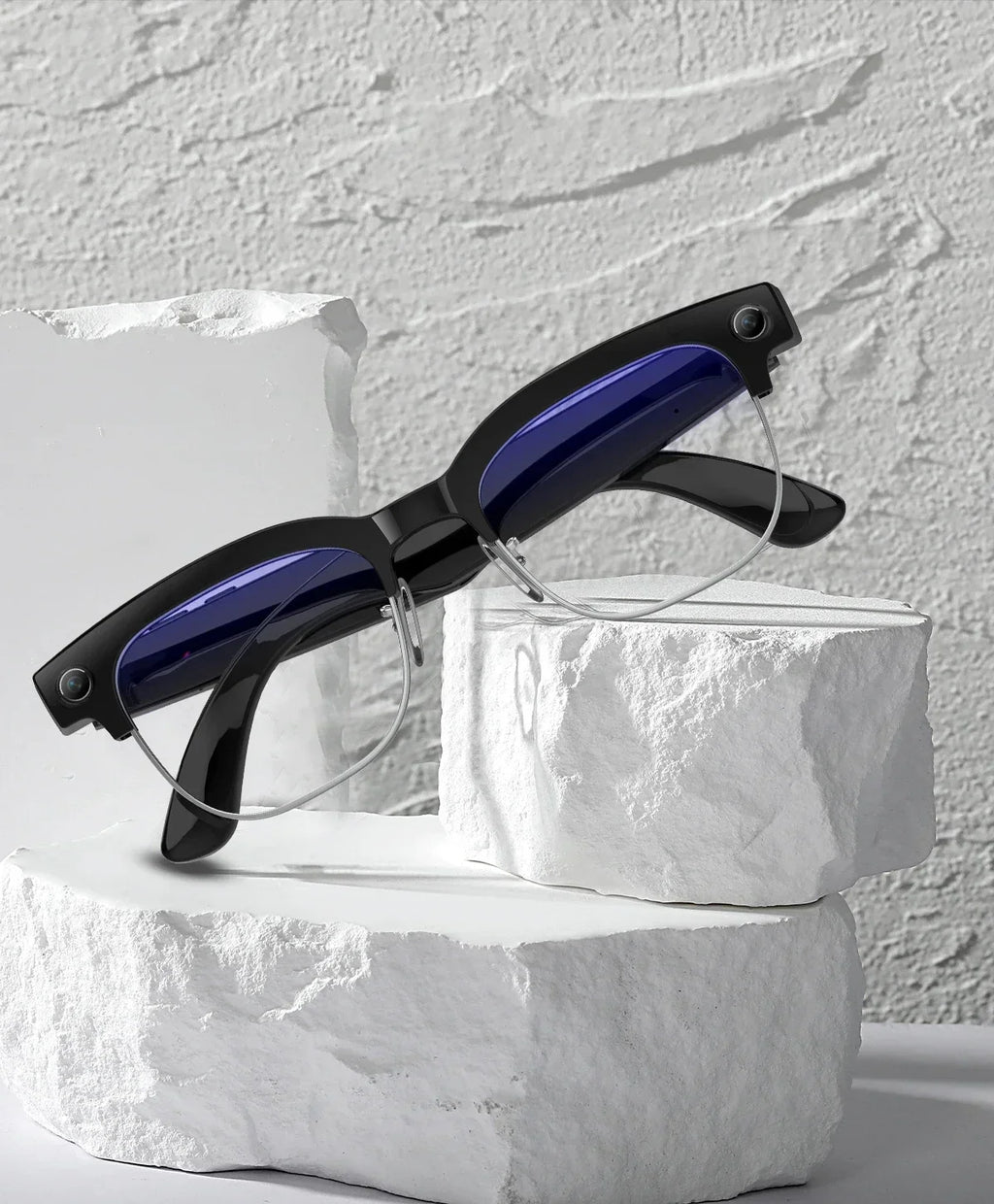 AI Smart Glasses To Take Photos Videos 800W HD Camera Intelligent Translation Photo-taking And Object Recognition Smart Glasses