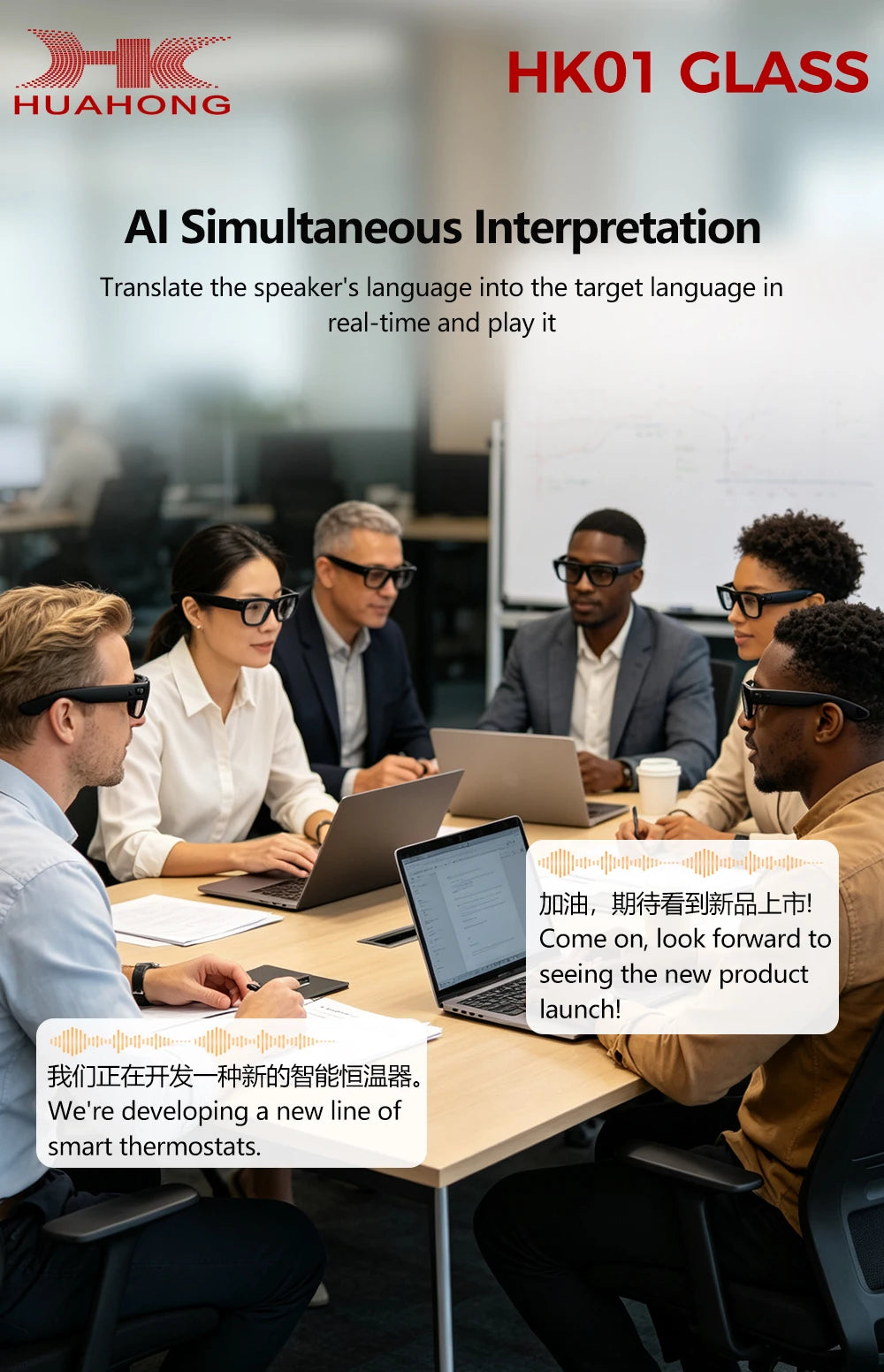2026 AI Smart Glasses with 1300W Pixel Camera Live Streaming 130+Language Translation ChatGPT 32GB Music Call Glasses Men Women