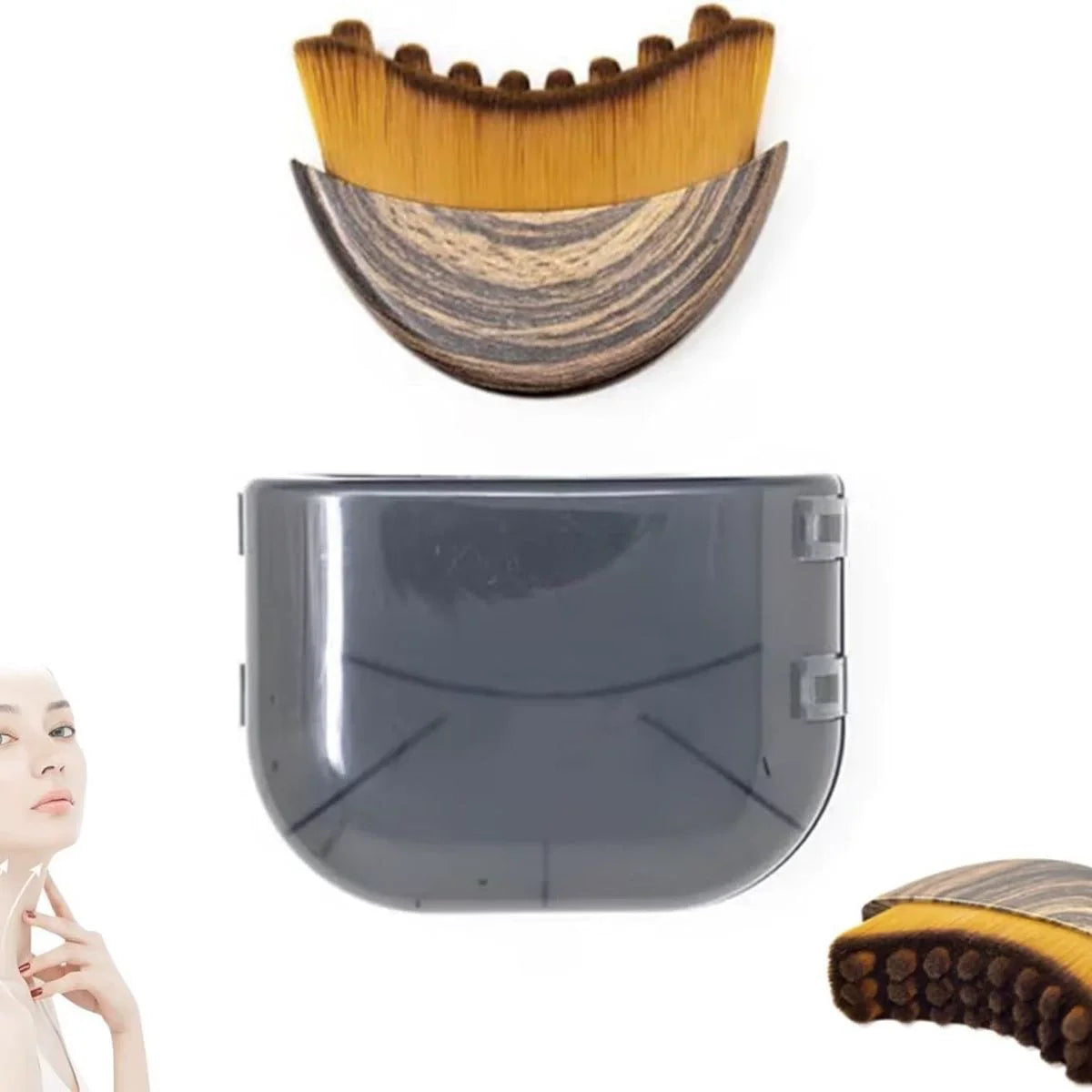 New Contour Face Brush Eye and Neck Care Massage Tool #303