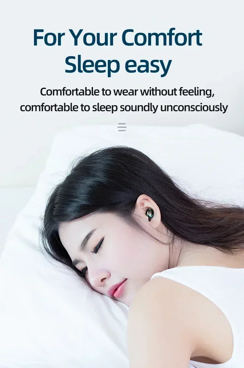 TWS F9-5 Earphone Bluetooth 5.3 Wireless Headphones Hifi Stereo Sports Waterproof Earbuds Headset Hearing Aids With Mic Handfree
