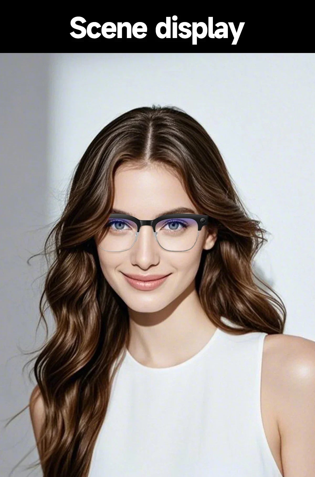 AI Smart Glasses To Take Photos Videos 800W HD Camera Intelligent Translation Photo-taking And Object Recognition Smart Glasses